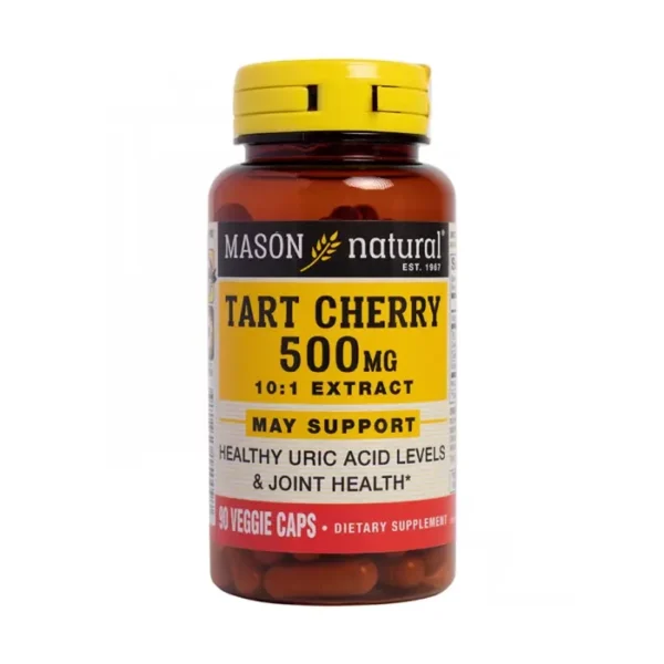 Tart Cherry 500mg Mason Natural 90 viên - Hỗ trợ giảm acid uric trong máu