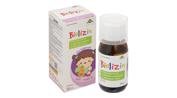 Siro Biolizin giúp tăng cường sức đề kháng cho cơ thể