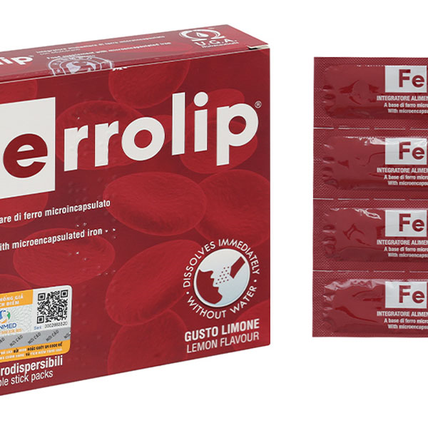 Ferrolip bổ sung sắt cho cơ thể, giảm nguy cơ thiếu máu do thiếu sắt