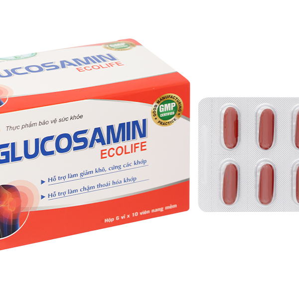 Glucosamin Ecolife hỗ trợ tăng tiết dịch khớp