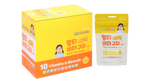 Viên nhai Condition Kids Multi Vita Gummi + Curcumin nâng cao đề kháng