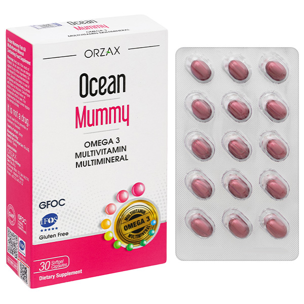 Ocean Mummy bổ sung Omega 3, vitamin và khoáng chất