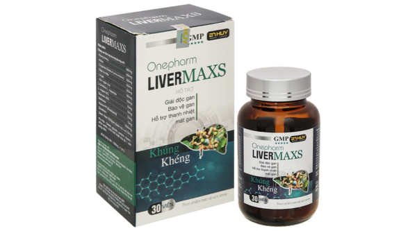 Onepharm LiverMaxs hỗ trợ thanh nhiệt, mát gan, giải độc gan