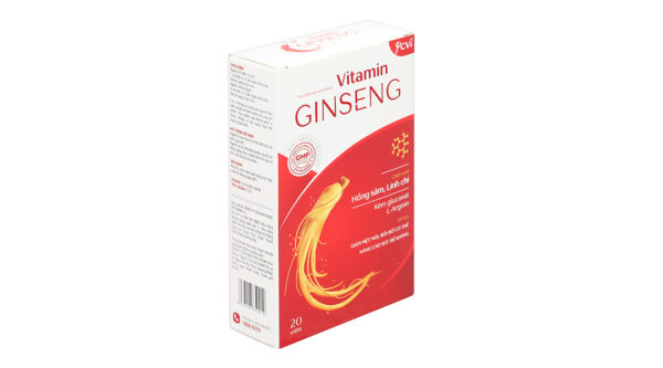 Vitamin Ginseng bồi bổ sức khỏe, hỗ trợ tăng đề kháng