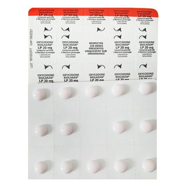 Thuốc Biogaran Oxycodone LP 20mg