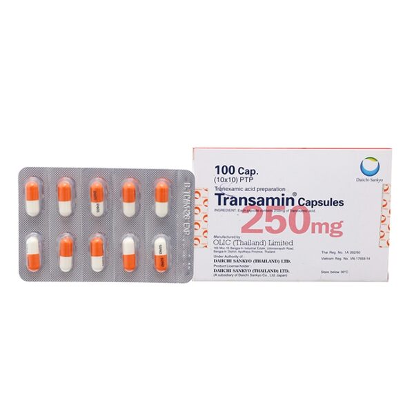 Thuốc Transamin 250mg, Hộp 100 viên