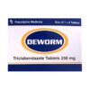 Deworm Triclabendazole 250mg Hộp 04 viên - Thuốc trị giun sán