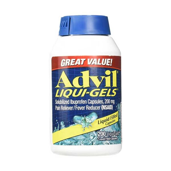 Thuốc giảm đau Advil Liqui Gels 200mg, Chai 200 viên