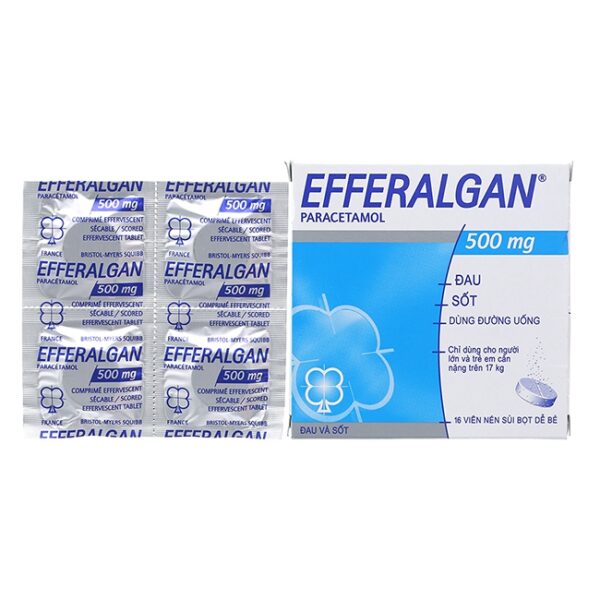 Thuốc giảm đau hạ sốt Efferalgan 500
