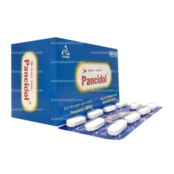 Thuốc giảm đau hạ sốt PANCIDOL - Paracetamol 500mg