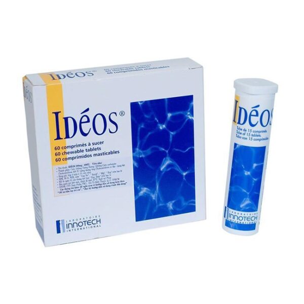 Thuốc Ideos 500mg/400IU điều trị loãng xương, Hộp 4 tuyp x 15 viên