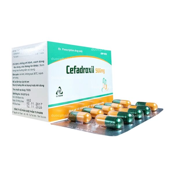 Thuốc kháng sinh CEFADROXIL - Cefadroxil 500mg