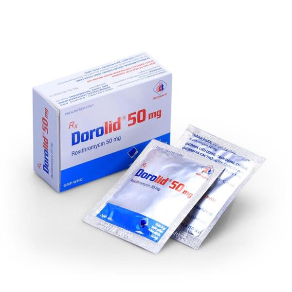 Thuốc kháng sinh Dorolid 50mg Domesco (Gói)