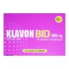 Thuốc kháng sinh Klavon Bid 1000mg 14 Viên