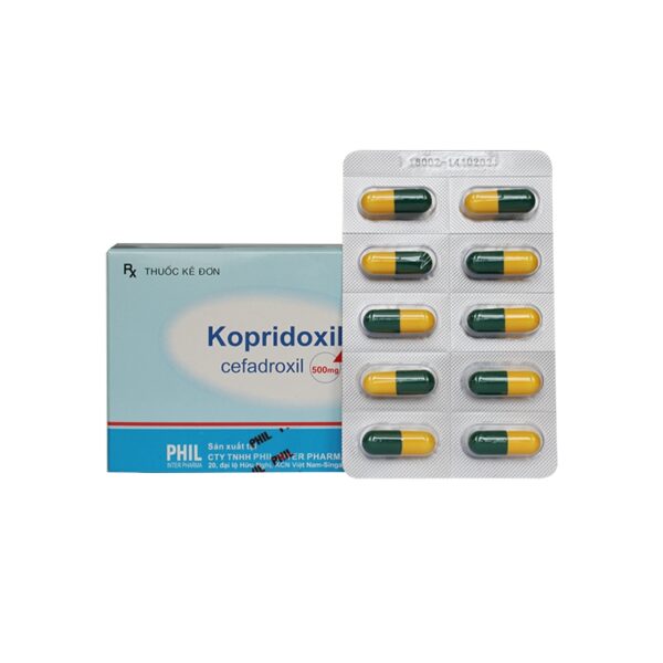 Thuốc kháng sinh Koprodoxil Cefadroxil 500mg | Philinter pharma