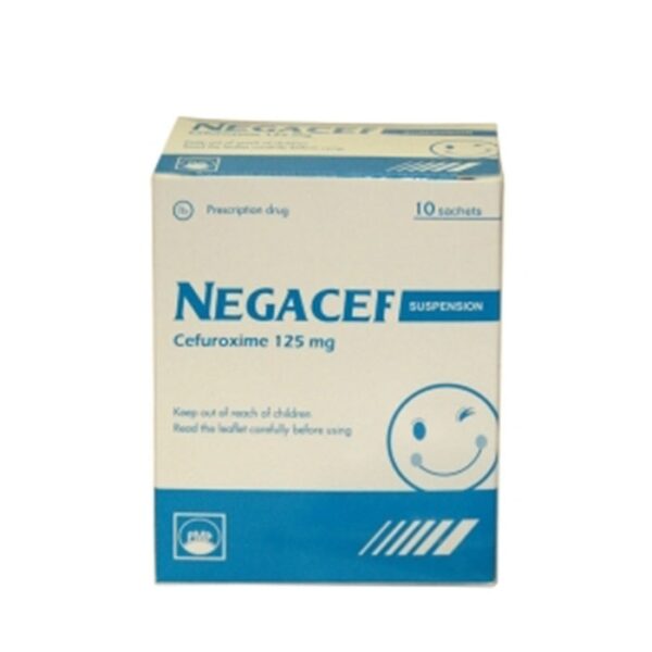 Thuốc kháng sinh PMP Negacef 125mg