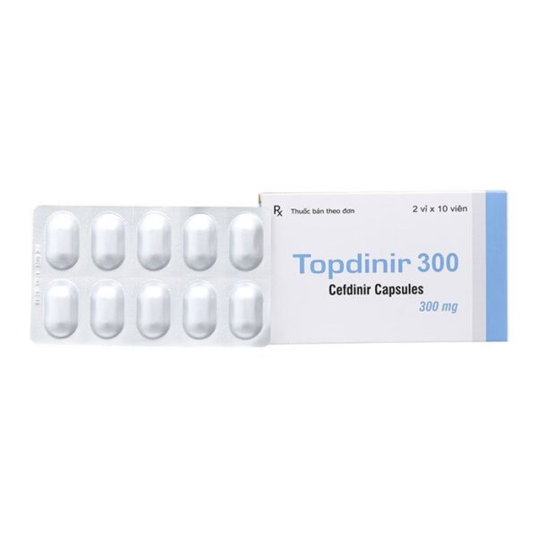 Thuốc kháng sinh Topdinir 300mg, Hộp 20 viên