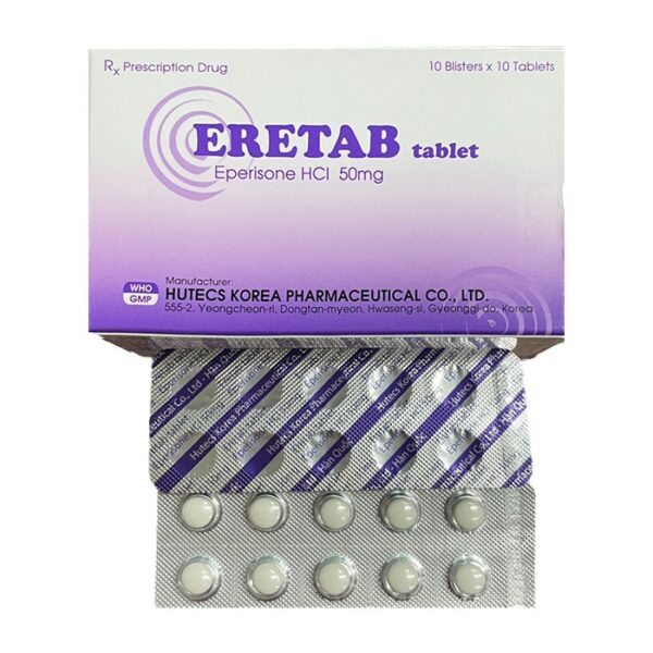 Thuốc kháng viêm Eretab 50mg, Hộp 100 viên