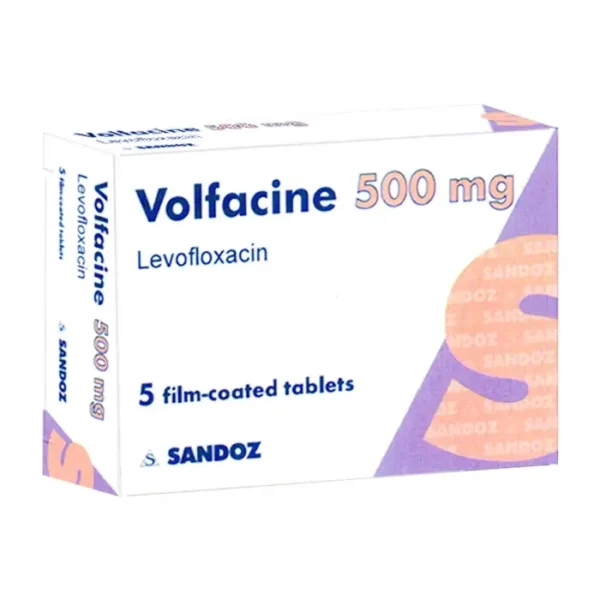 Volfacine 500mg Sandoz 1 vỉ x 5 viên - Điều trị nhiễm khuẩn