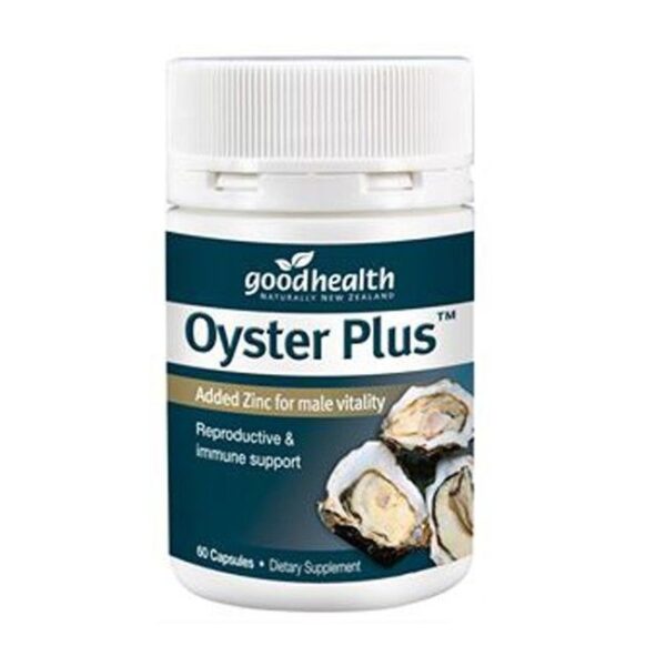 Tinh chất hàu tươi Oyster plus Goodhealth New Zealand, Chai 60 viên