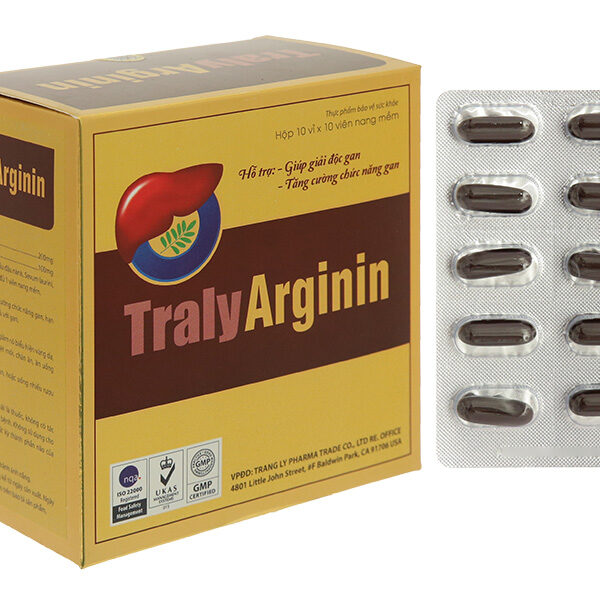 TralyArginin hỗ trợ giải độc gan, tăng cường chức năng gan