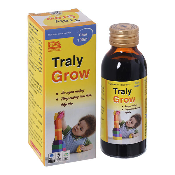 Traly Grow hỗ trợ hấp thu, tiêu hóa tốt
