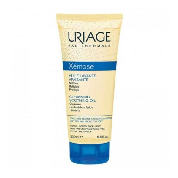 Uriage Cleansing Soothing Oil 200ml - Gel rữa mặt dành cho da khô
