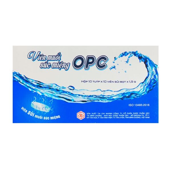 Viên Muối Súc Miệng OPC 10 tuýp x 10 viên