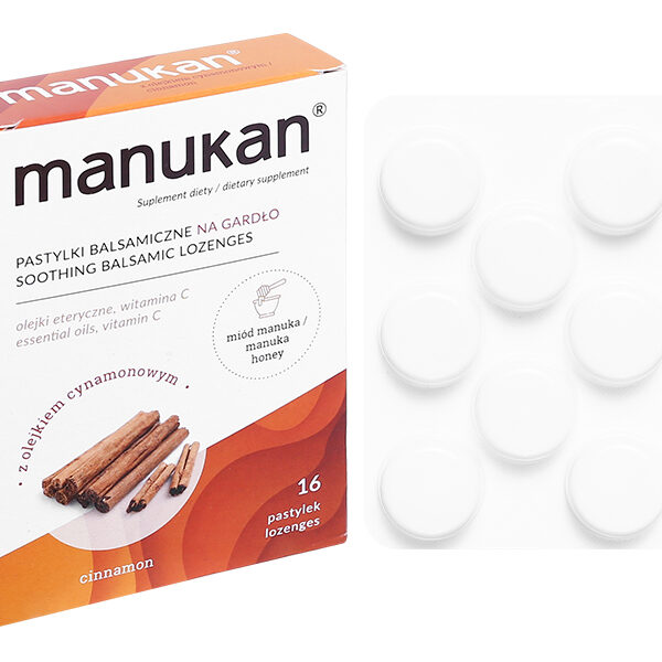 Viên ngậm Manukan Cinnamon hỗ trợ giảm ho, bổ phổi