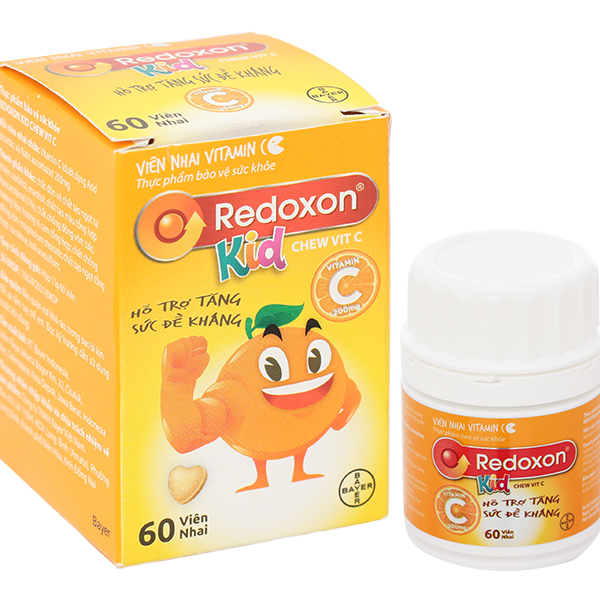 Viên nhai Redoxon Kid Chew Vit C cung cấp Vitamin C tăng đề kháng