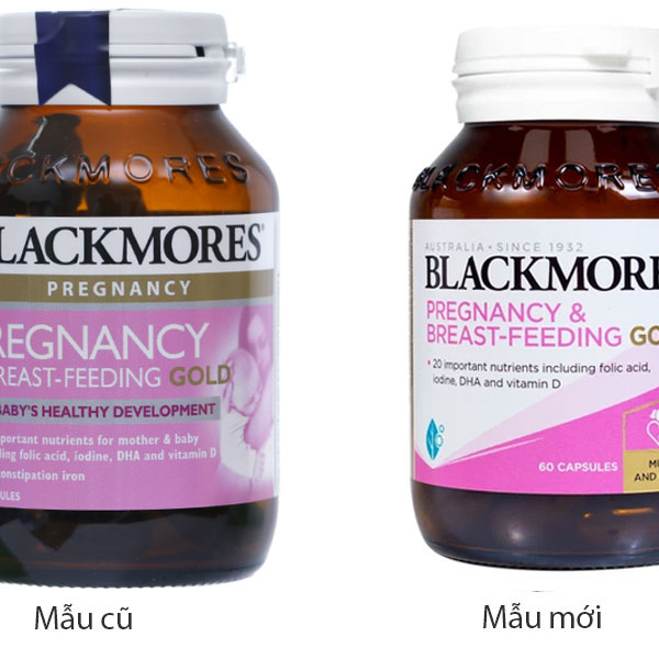Blackmores Pregnancy & Breast - Feeding Gold dưỡng chất cho bà bầu