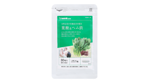 Seedcoms bổ sung Acid Folic & Sắt ngừa thiếu máu