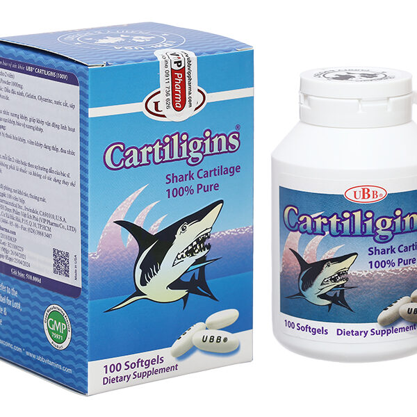 Sụn cá mập UBB Cartiligins giảm đau nhức, tái tạo sụn khớp