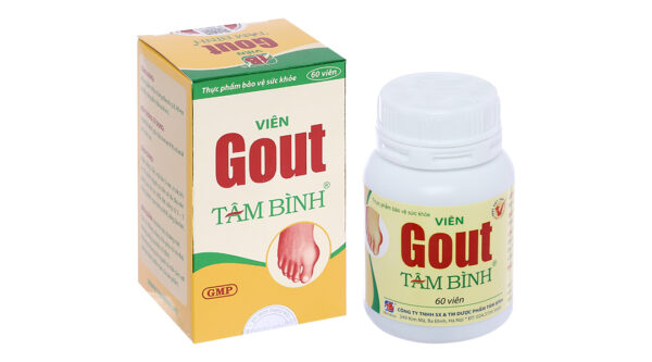 Viên Gout Tâm Bình hỗ trợ giảm triệu chứng đau do gout