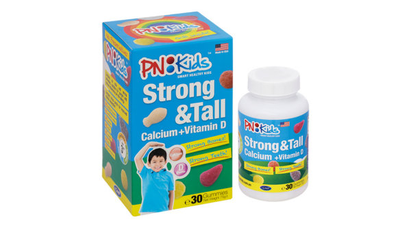 Kẹo dẻo PN Kids Strong & Tall bổ sung Canxi và Vitamin D