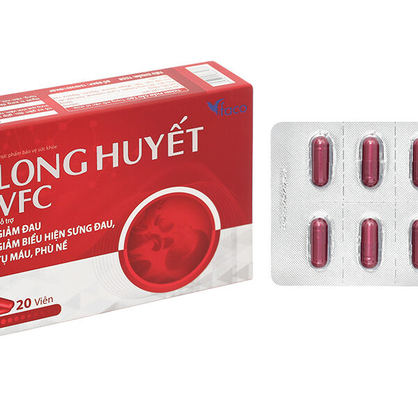 Long Huyết VFC giảm biểu hiện phù nề sau chấn thương