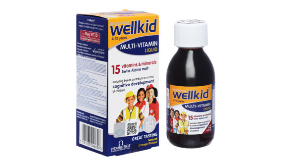 Siro Vitabiotics Wellkid Multi-Vitamin Liquid hỗ trợ tăng đề kháng