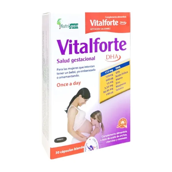 Vitalforte DHA Nutrisain 3 vỉ x 10 viên - Viên uống bổ sung cho phụ nữ mang thai