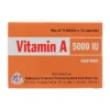 Vitamin A 5000IU Mekophar 10 vỉ x 10 viên