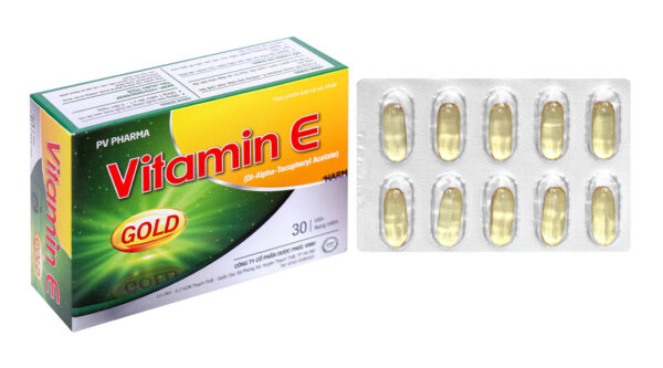 PV Vitamin E Gold hạn chế lão hóa, làm đẹp da