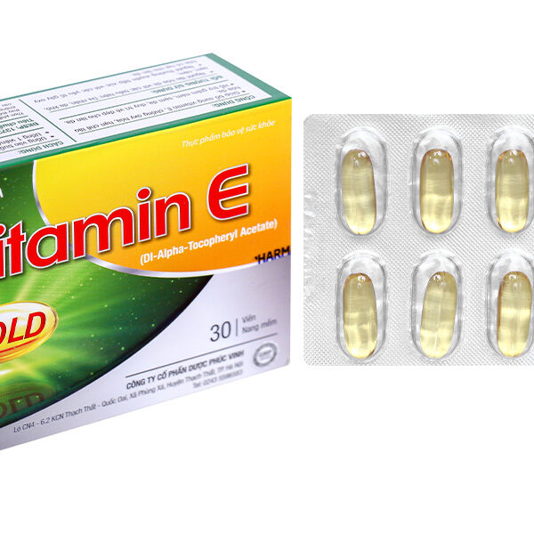PV Vitamin E Gold hạn chế lão hóa, làm đẹp da