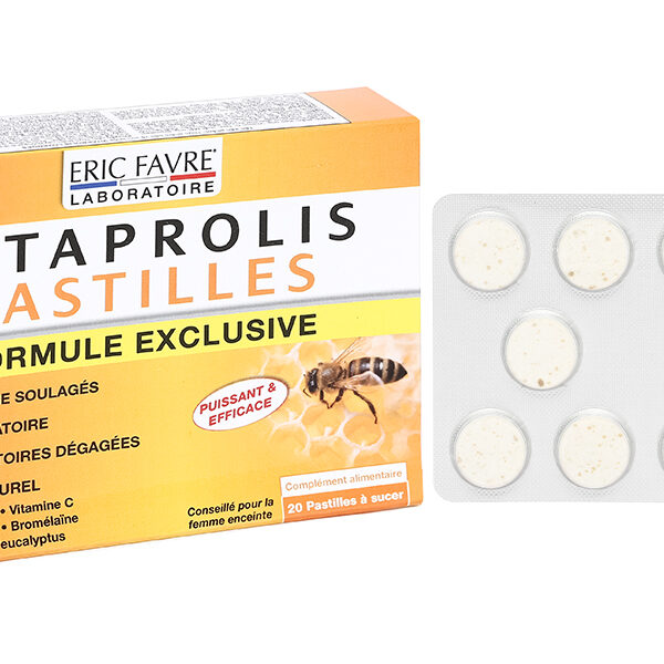 Viên ngậm Vitaprolis Pastilles hỗ trợ giảm ho, giảm viêm đường hô hấp