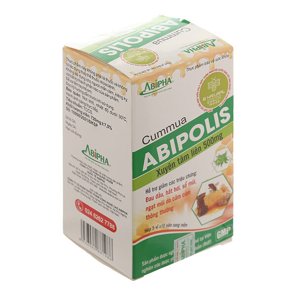 Cummua ABIPOLIS hỗ trợ giảm triệu chứng cảm cúm