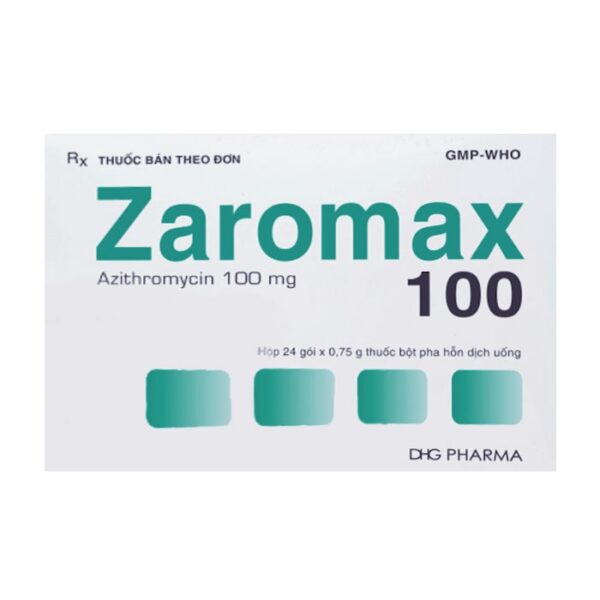 Zaromax 100mg DHG 24 gói